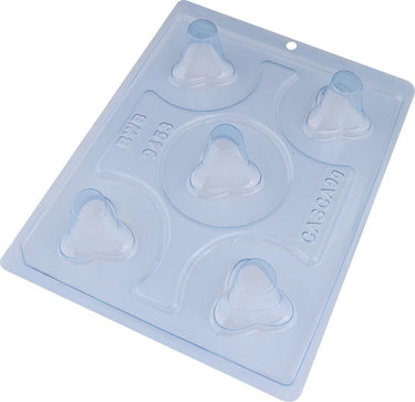Mousse Cup N.05 3-Part 3-Part Chocolate Mold (BWB) - ViaCheff.com